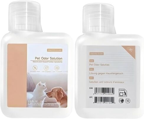 مكنسة كهربائية سعة 200 مل، محلول لرائحة الحيوانات الأليفة، تنظيف عميق. متوافق مع Dreame L20 Ultra / L20 Ultra Complete / L20 Ultra / L20 Pro Ultra / X50 Ultra / S40 (6 قطع) in Kuwait