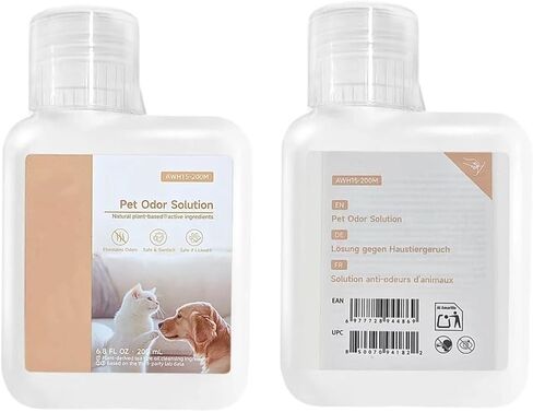 مكنسة كهربائية 200 مل محلول لرائحة الحيوانات الأليفة للتنظيف العميق. متوافق مع Dreame X50 Ultra / X50 Pro / X50 Plus / X50 MAX / X50 Pro Ultra / X50 Master (4 قطع) in Kuwait