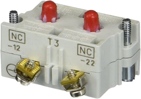 Eaton 10250T3 Switch Contact Block, 30.5mm Diameter, Screw Terminals, DPDT-2NC Contacts in Saudi Arabia