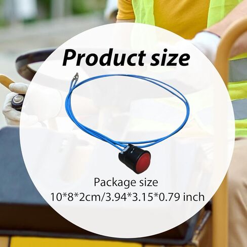 Joystick Push Button for Excavators, Loader Handle Partial Push Button Switch for Professional Users, Red 2 Wires in Saudi Arabia