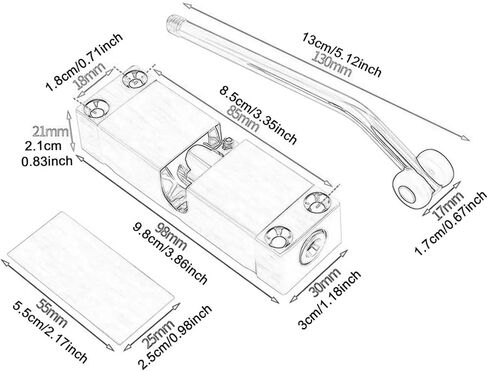 Spring Door Closer Residential and Commercial to Convert Hinged Doors to Self Closing Adjustable Tension Auto(DVPPS02) in Saudi Arabia