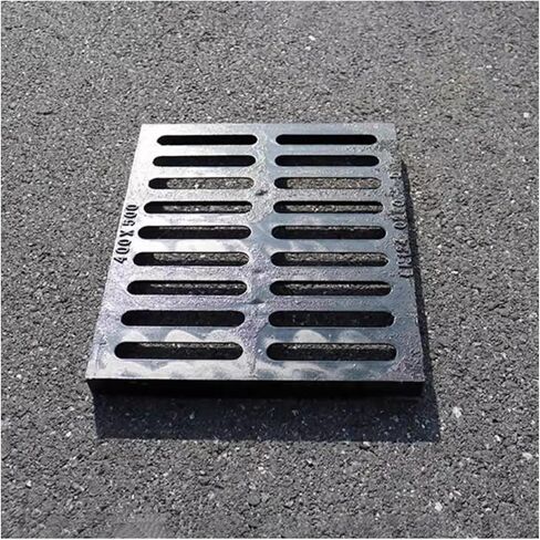 Drain Grate Trench Drain Cover Ductile Cast Iron Outdoor Guard for Concrete Floor, Yard, Driveway & Garage(5pcs,3.94x19.69x0.79in) in Saudi Arabia