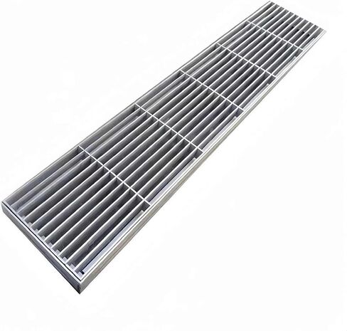 Metal Drain Grate, Heavy Duty Drain Cover for Driveways, Garages, and Yards - Customizable Channel Drain Grate for Indoor/Outdoor Use in Saudi Arabia