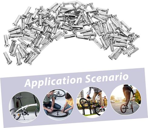 BESPORTBLE 100Pcs Bike Caps for Mountain and Road Bikes High Strength Wire Covers Durable Protection for Spokes DIY for Foldable Bicycle Wheels Reliable Accessories in Saudi Arabia
