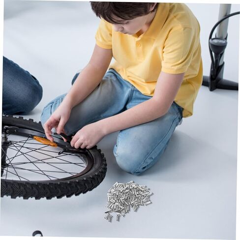 BESPORTBLE 100Pcs Bike Caps for Mountain and Road Bikes High Strength Wire Covers Durable Protection for Spokes DIY for Foldable Bicycle Wheels Reliable Accessories in Saudi Arabia