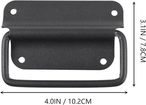 Ciieeo 2pcs Stainless Steel Folding Toolbox Handle with Pull Drawer Handle for Wooden Box Cabinet for Industrial Hardware in Saudi Arabia