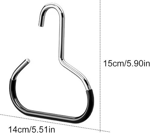 2 Pack Hat Organizer for Baseball Caps, Stainless Steel Holder for Scarves & Handbags, Space Saving Closet Hangers in Saudi Arabia