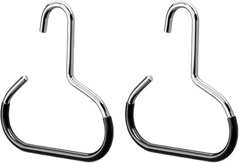 2 Pack Hat Organizer for Baseball Caps, Stainless Steel Holder for Scarves & Handbags, Space Saving Closet Hangers in Saudi Arabia