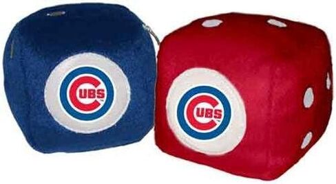 Rearview Mirror Fuzzy Dice - MLB Baseball - Chicago Cubs in Saudi Arabia