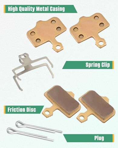 2PCS Brake Pads Fit for Rad Power RadCity 5 Plus/RadRover 6 Plus/Lectric XP Trike/ 3.0/4.0/ Segway Ninebot GT1/GT2/ Vanmoof S5/A5/ MoonCool TK1/ SWFT Zip/BMX/SRAM Level/AVID Elixir in Kuwait