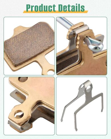 2PCS Brake Pads Fit for Rad Power RadCity 5 Plus/RadRover 6 Plus/Lectric XP Trike/ 3.0/4.0/ Segway Ninebot GT1/GT2/ Vanmoof S5/A5/ MoonCool TK1/ SWFT Zip/BMX/SRAM Level/AVID Elixir in Kuwait