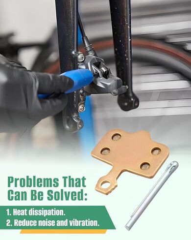 2PCS Brake Pads Fit for Rad Power RadCity 5 Plus/RadRover 6 Plus/Lectric XP Trike/ 3.0/4.0/ Segway Ninebot GT1/GT2/ Vanmoof S5/A5/ MoonCool TK1/ SWFT Zip/BMX/SRAM Level/AVID Elixir in Kuwait