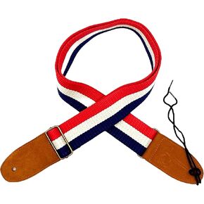 CMC Cotton Guitar Strap for Acoustic, Electric, Bass Instrument, Soft, with Brass Adjustable Buckle, 2" Wide, 63" Long in Kuwait