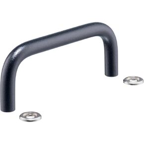 مقابض شريط Halder 24310.0420 - أسود، D1 10 مم L = 88 مم in Kuwait