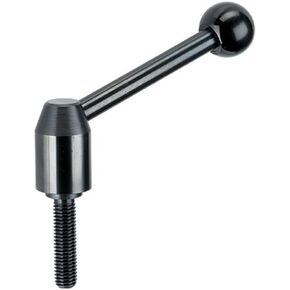 HALDER 24440.0428 رافعات شد قابلة للتعديل/مع برغي، فولاذ/غير لامع، d1=33 مم / d2=M16 / l1=63 مم/Stahl in Kuwait