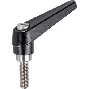 HALDER 24390.0016 أذرع تثبيت قابلة للتعديل، أسود، d1=13 مم / d2=M4 / l1=16 مم in Kuwait