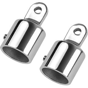 Bimini Top Eye End Caps 7/8"/1" - 316 Stainless Steel Marine Grade Hardware - Heavy Duty Bimini Top Fittings for Boat, Pontoon, Marine in Saudi Arabia