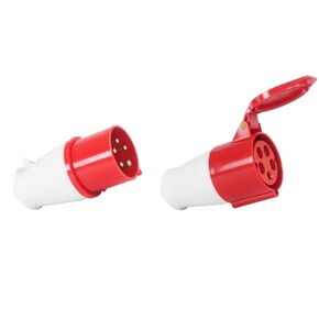 Waterproof 5-core 16A/32A Industrial Aviation Socket Connector Set Explosion-Proof Three-Phase Power(32A Connector) in Kuwait