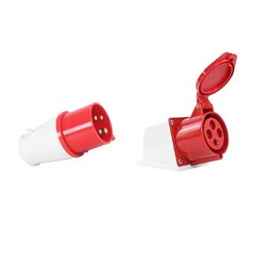 مقاوم للماء 4-core 16A/32A مجموعة موصل مقبس الطيران الصناعي طاقة ثلاثية الطور مقاومة للانفجار (موصل 32A) in Kuwait