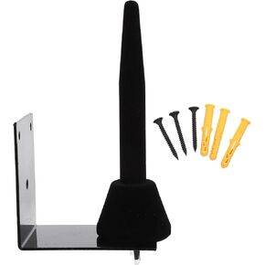 حامل فلوت وكلارينيت مثبت على الحائط، حامل عرض أدوات الرياح المحمول باللون الأسود للمنزل والاستوديو in Kuwait