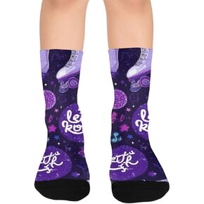 جوارب Skate Bubble Art للمشي لمسافات طويلة - جوارب شتوية حرارية سميكة دافئة للأطفال الصغار للأولاد والبنات للمدرسة، والارتداء اليومي والأنشطة الخارجية in Kuwait