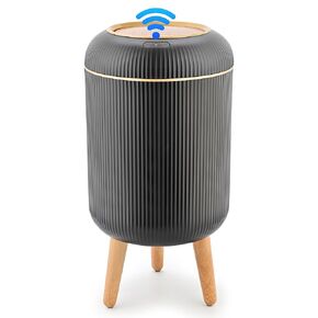 Pukomc Smart Sensor Wastebasket, Convenient and Hygienic Easy to Use, Technology Sensor Waterproof Wastebasket Plastic Trash can for Kitchen, Bathroom, Bedroom, Living Room, Office and Outdoor in Kuwait