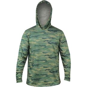 XCEL Mens ThreadX Hooded Long Sleeve UV Sun Shirt in Kuwait