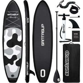 Inflatable Stand Up Paddle Board with SUP Accessories, Anti-Slip EVA Deck, 10'6"/11' Wide Stance Board, Sup Board for Adults & Youth of All Skill Levels Backpack in Saudi Arabia