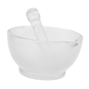 PRETYZOOM Lab Tool Glass Mortar Bowl for Seasoning Mixing Grinding Polished Handheld Chemical Laboratory Equipment in Kuwait