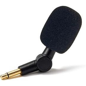 3.5mm Mini 2-Pole Omnidirectional Mic for Meeting Teacher's Lecture Live Broadcast, 180°Flexible Condenser Microphone Noise Cancelling Small Mic Plug and Play in Kuwait