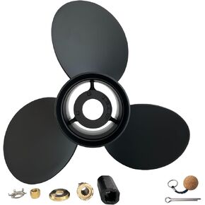 Boat Propeller 14 1/2×19 15x17 for Mercury Aluminum Outboard Engines 90HP-300HP,15 Spline Tooth RH, Interchangeable Hub, Fits 90 115 135 175 200 225 250HP in Kuwait