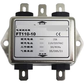 مرشح طاقة تيار متردد أحادي الطور، مرشح تيار متردد 220 فولت 250 فولت مضاد للتدخل FT110-10A in Kuwait