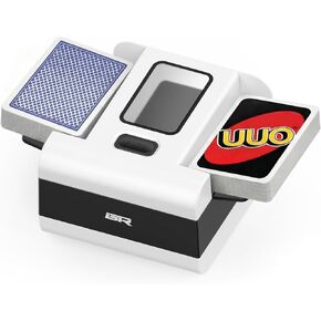 ماكينة خلط البطاقات الأوتوماتيكية لعدد 1-2 من الطوابق، قابلة لإعادة الشحن، منخفضة الضوضاء، آلة خلط البطاقات المحمولة مع ألعاب البطاقات، UNO، البوكر، بلاك جاك، المرحلة 10 وSkip-Bo in Kuwait