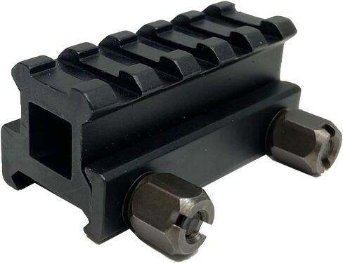 TPO MT083-5D 0.83" 5-Slot Medium Profile Picatinny Rail Riser Mount, See-Thru Picatinny Riser Mount for Red Dots, Scopes, Optics, Flashlight in Kuwait