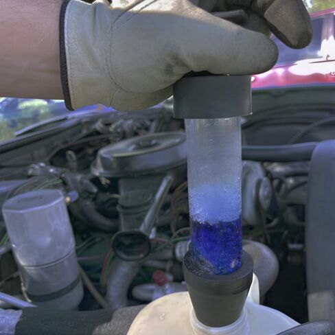 VCC Combustion Leak Detector Without Test Fluid, Head Gasket Leak Tester Coolant Exhaust Gas Detector, Automotive Cooling System Leak Detection Tool for Engine Leaks in Kuwait