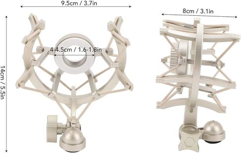 Microphone Shock Mount, Universal Mic Holder Stand for TLM103, for TLM193, for TLM127, for TLM170, for MK4, 25mm ABS Anti Vibration Mic Holder in Saudi Arabia