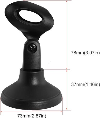 Desktop Mini Microphone Stand Holder Adjustable Portable Desktop Table Mic Stand Holder 180 Degree Adjustment For Live Streaming Online Meetings Computer Chats in Saudi Arabia