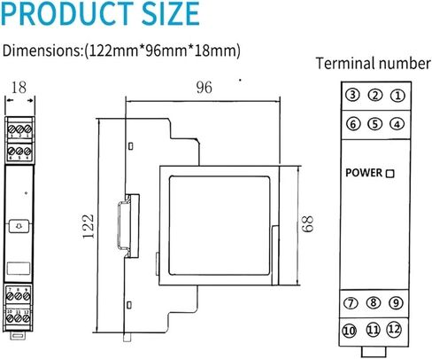 Current Signal Converter high Precision 1 in Out DC24V 0-20mA to 4-20mA 0-5V 0-10V(0-10V Output) in Saudi Arabia