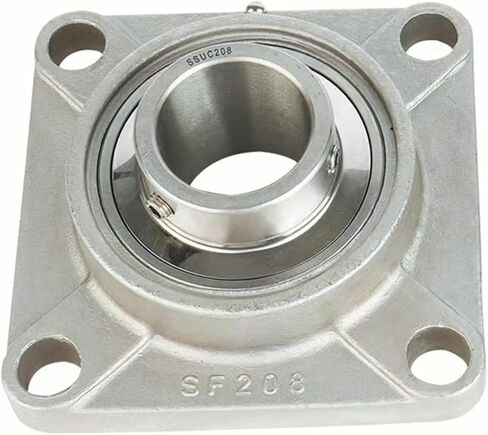 1PCS 304Stainless Steel Insert Bearing Square Base SUCF201 SUCF202 SUCF203 SUCF204 SUCF205 SUCF206(SUCF205) in Saudi Arabia