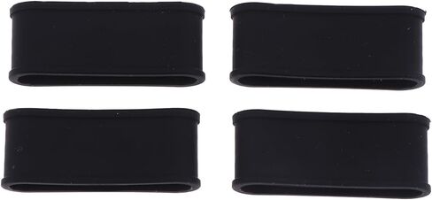 4Pcs Silicone Tennis Racket Grip Ring Handle Closure Rubber Sweat-Absorbing Band Elastic Fixed Stretchable Handle Tennis Accessories in Saudi Arabia