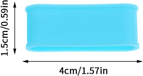 4Pcs Silicone Tennis Racket Grip Ring Handle Closure Rubber Sweat-Absorbing Band Elastic Fixed Stretchable Handle Tennis Accessories in Saudi Arabia