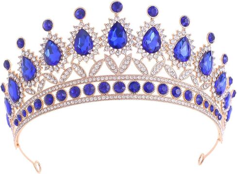 Forseven Crystal Tiaras و Crowns for Women - حفلات الزفاف وعيد ميلاد Princess Crown Hair Associor in Kuwait