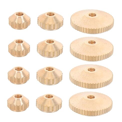 MAGICLULU 12pcs Clock Replacement Hand Nuts Brass Grandfather Wall Clocks Nuts Movement Mechanism Accessory DIY Repair Parts Replacement in Saudi Arabia