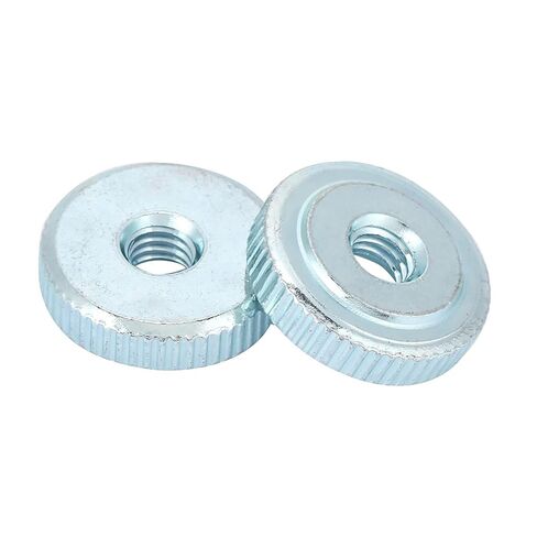 Garosa Zinc Plated Knurled Flat Thumb Handle Nut Durable Fastening Suitable for Manufacturing Machinery 2Pcs (M6 (10pcs)) in Saudi Arabia