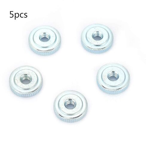 Garosa Zinc Plated Knurled Flat Thumb Handle Nut Durable Fastening Suitable for Manufacturing Machinery 2Pcs (M6 (10pcs)) in Saudi Arabia