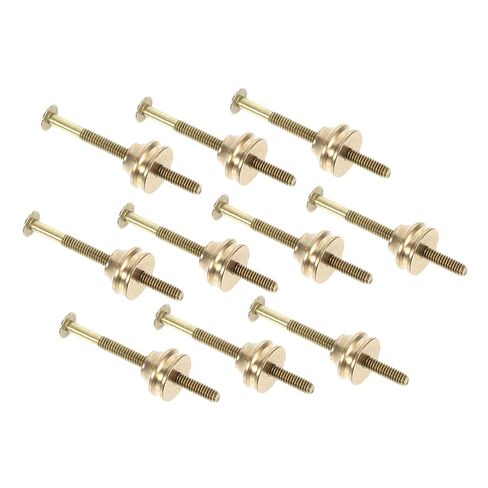 10 Sets Tea Kettle Lid Knob Screws Nuts for Easy Replacement Sturdy Brass Hardware for Tea Pot Lid Knob Repair Restore Functionality Aesthetics in Saudi Arabia