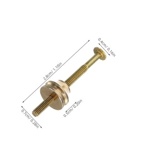 10 Sets Tea Kettle Lid Knob Screws Nuts for Easy Replacement Sturdy Brass Hardware for Tea Pot Lid Knob Repair Restore Functionality Aesthetics in Saudi Arabia