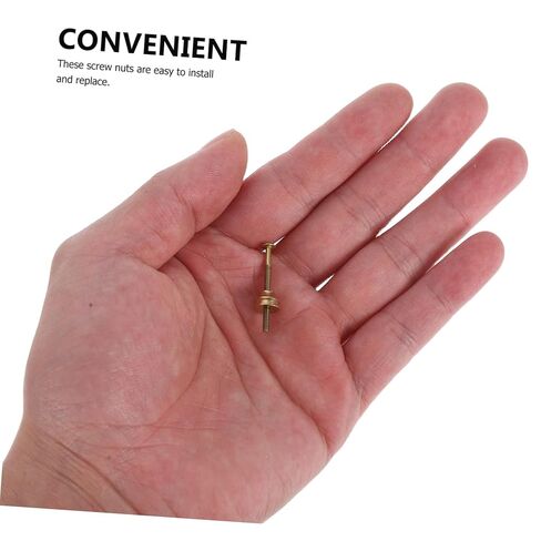 10 Sets Tea Kettle Lid Knob Screws Nuts for Easy Replacement Sturdy Brass Hardware for Tea Pot Lid Knob Repair Restore Functionality Aesthetics in Saudi Arabia