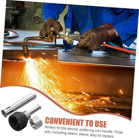 Zerodeko 1Set Soldering Iron Handle Sleeve Soldering Iron Nut Sleeve for Electric Soldering Station Easy Installation for Optimal Performance Kit in Saudi Arabia
