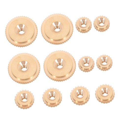 Zerodeko 12pcs Brass Clock Hand Nut Replacement for Clock Mechanism Easy Installation and Enhanced Stability in Saudi Arabia